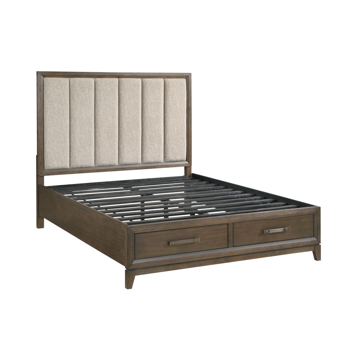 Cambridge - Platform Bed With Footboard Storage