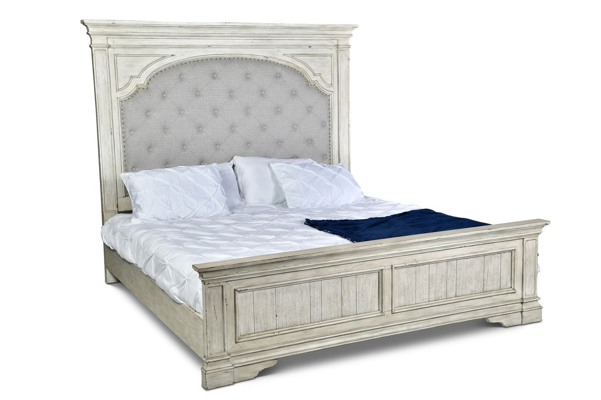 Highland Park - Queen Bed - Cathedral White