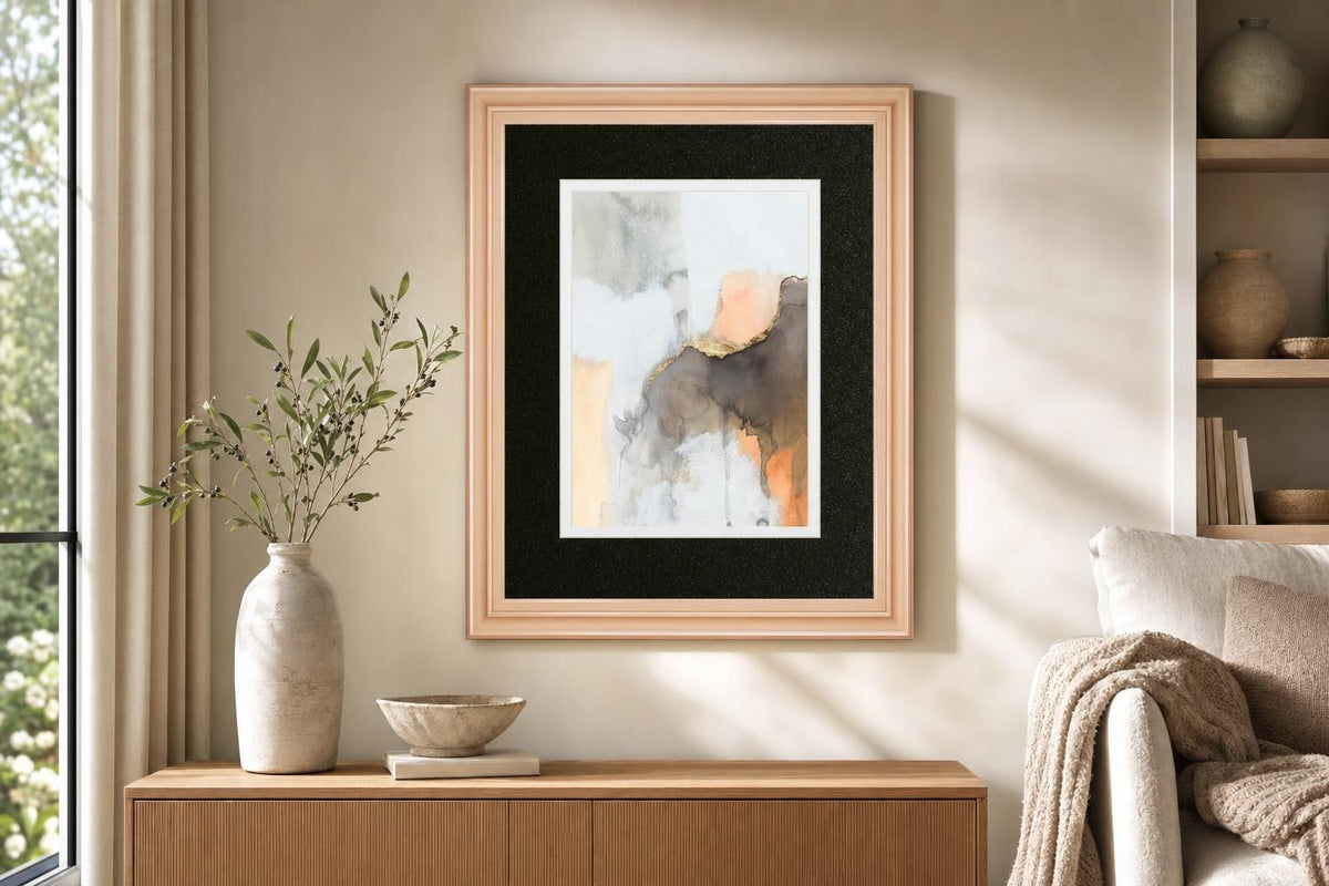 34x40 Cusp III By Victoria Barnes - Gray