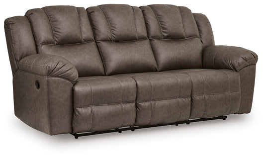 Lowilla - 2 Pc. - Reclining Sofa And Loveseat - Driftwood