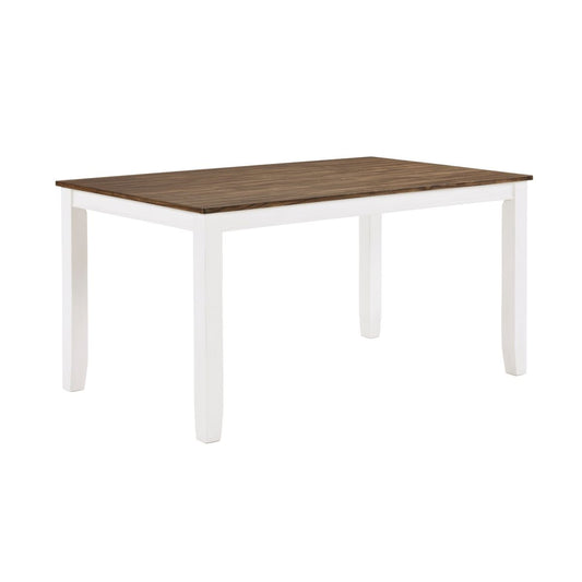 Dobson - 7 Piece Dinette Set - White / Cherry