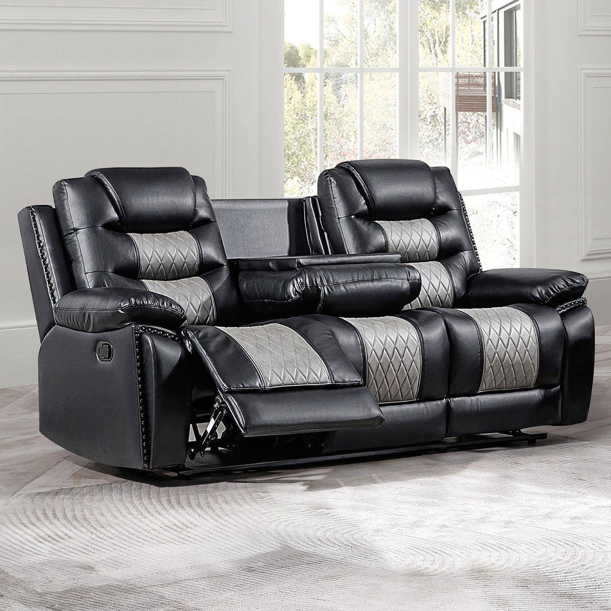 Nikko - Sofa With Dual Recliner