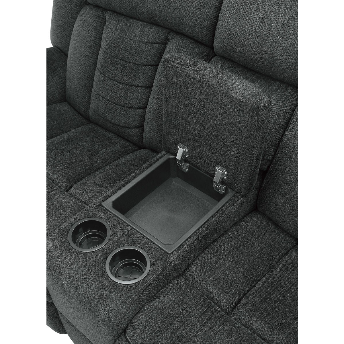 Nutmeg - Double Reclining Loveseat With Center Console