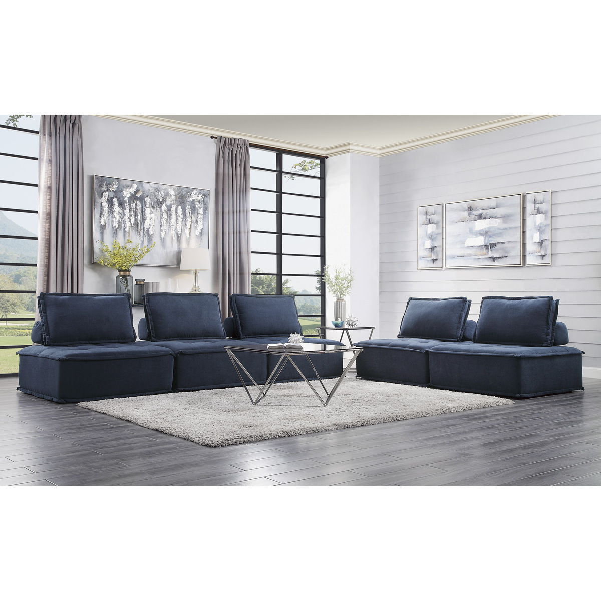 Ulrich - Loveseat - Blue