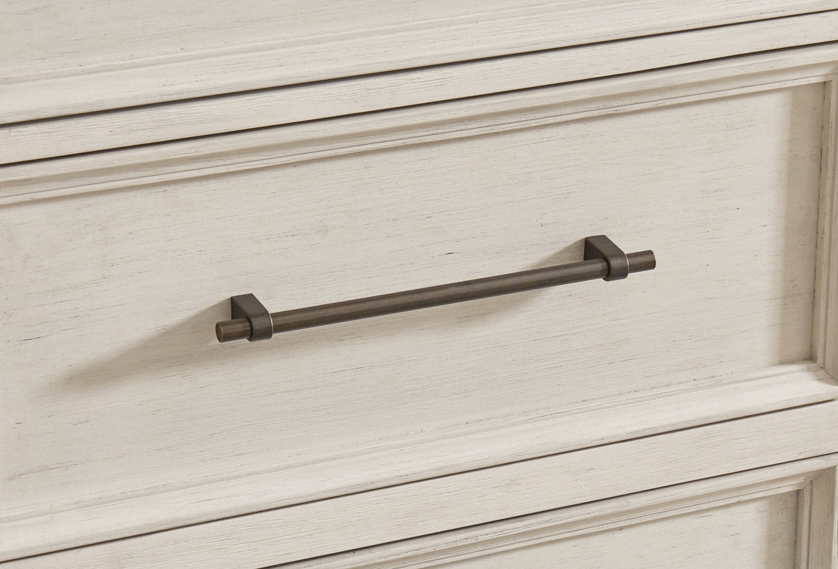 Shaybrock - Dresser And Mirror - Antique White / Brown