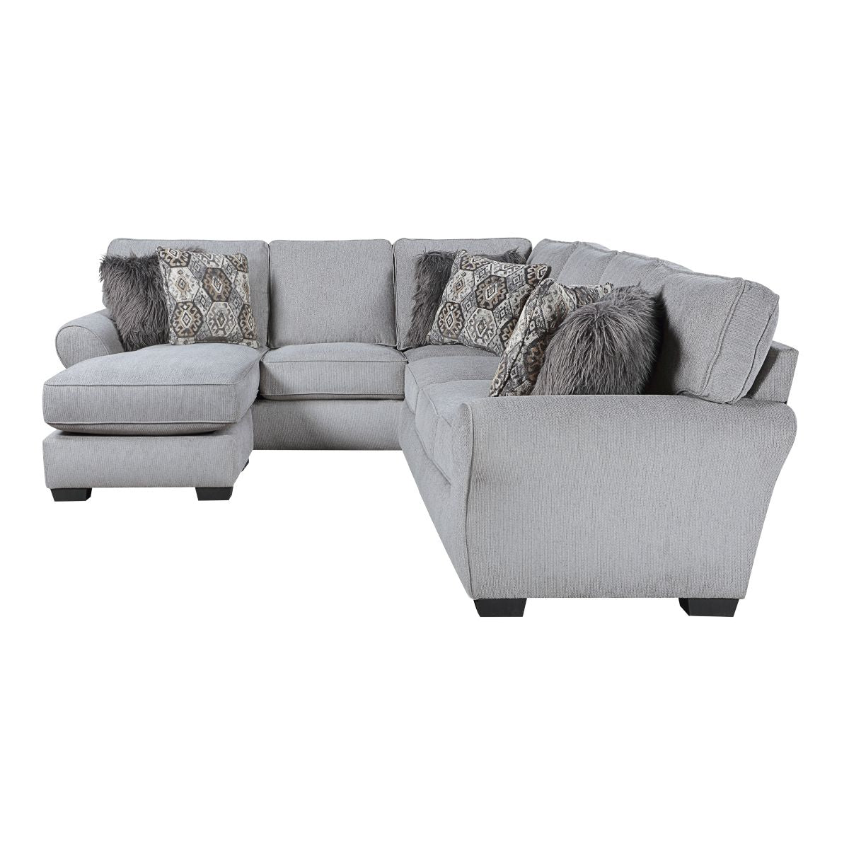 Kieran - 2 Piece Reversible Sectional - Gray