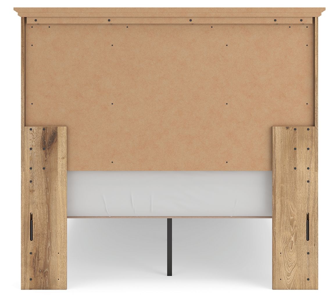 Makidern - Panel Storage Bed With Storage Footboard