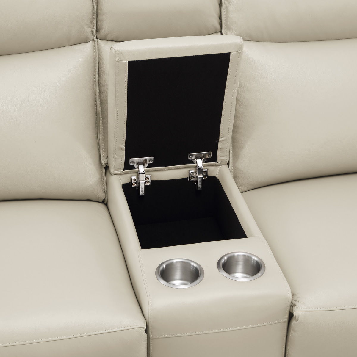 Maroni - Power Double Reclining Loveseat With Center Console And Power Headrests