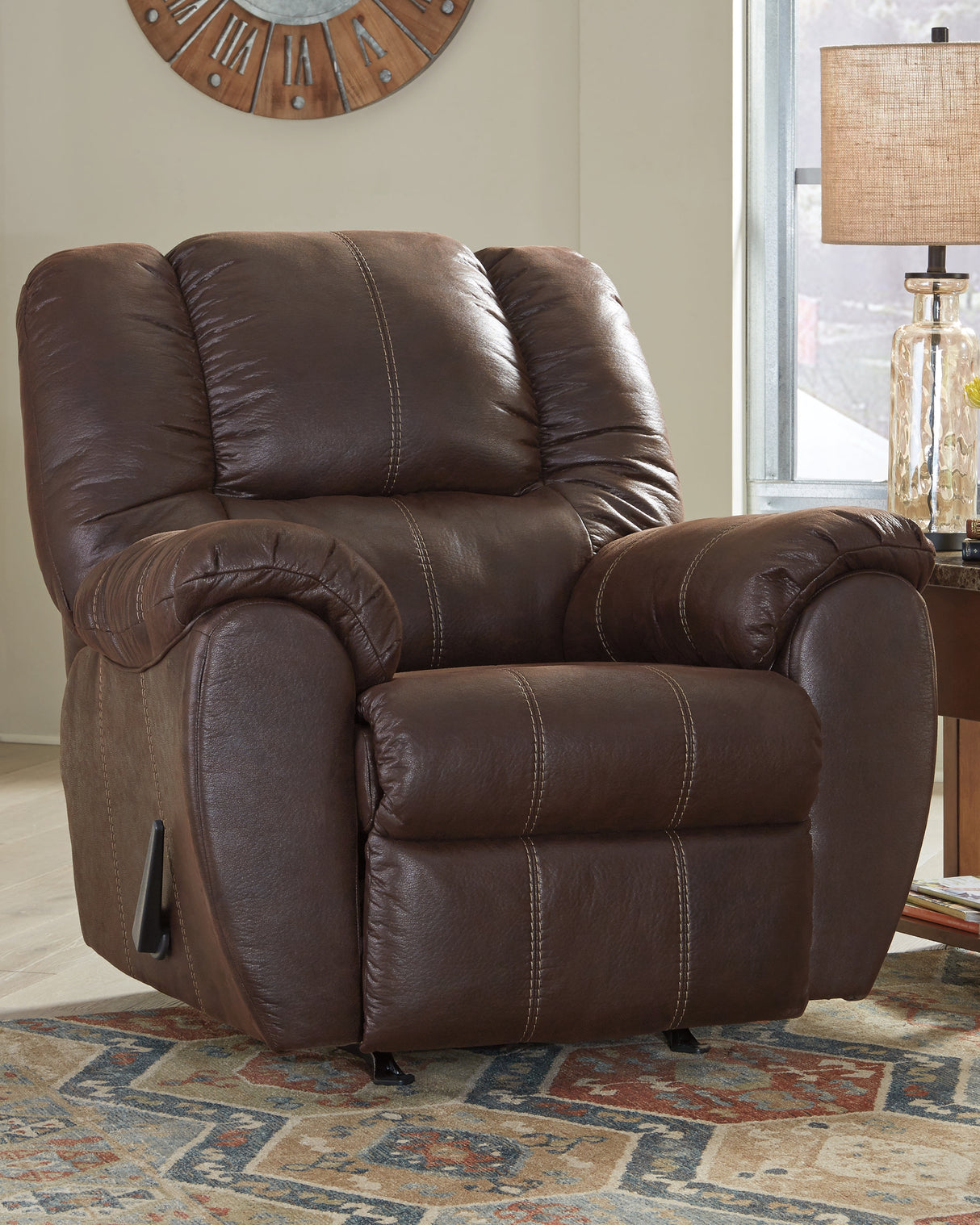 Furniture City - MS - Ashley Furniture - McGann Living Room - Rocker Recliner / Saddle - 1030225