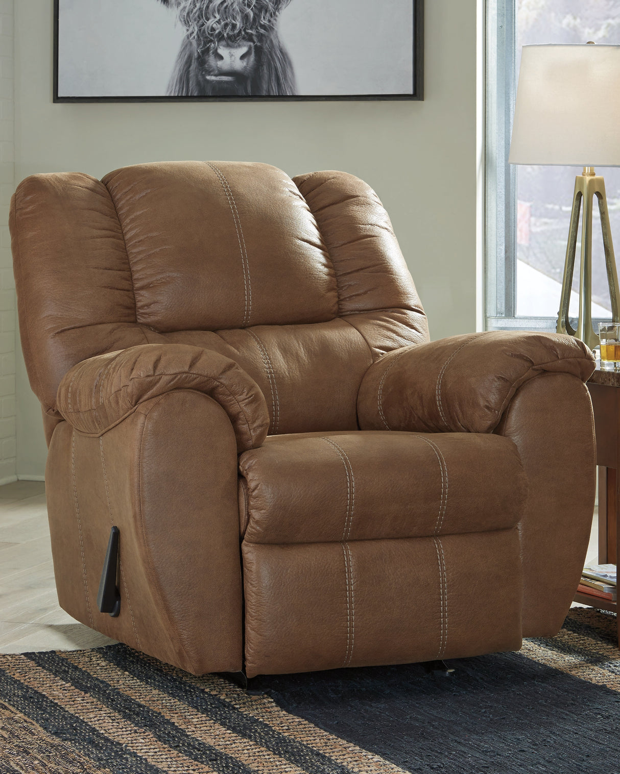 Furniture City - MS - Ashley Furniture - McGann Living Room - Rocker Recliner / Saddle - 1030225