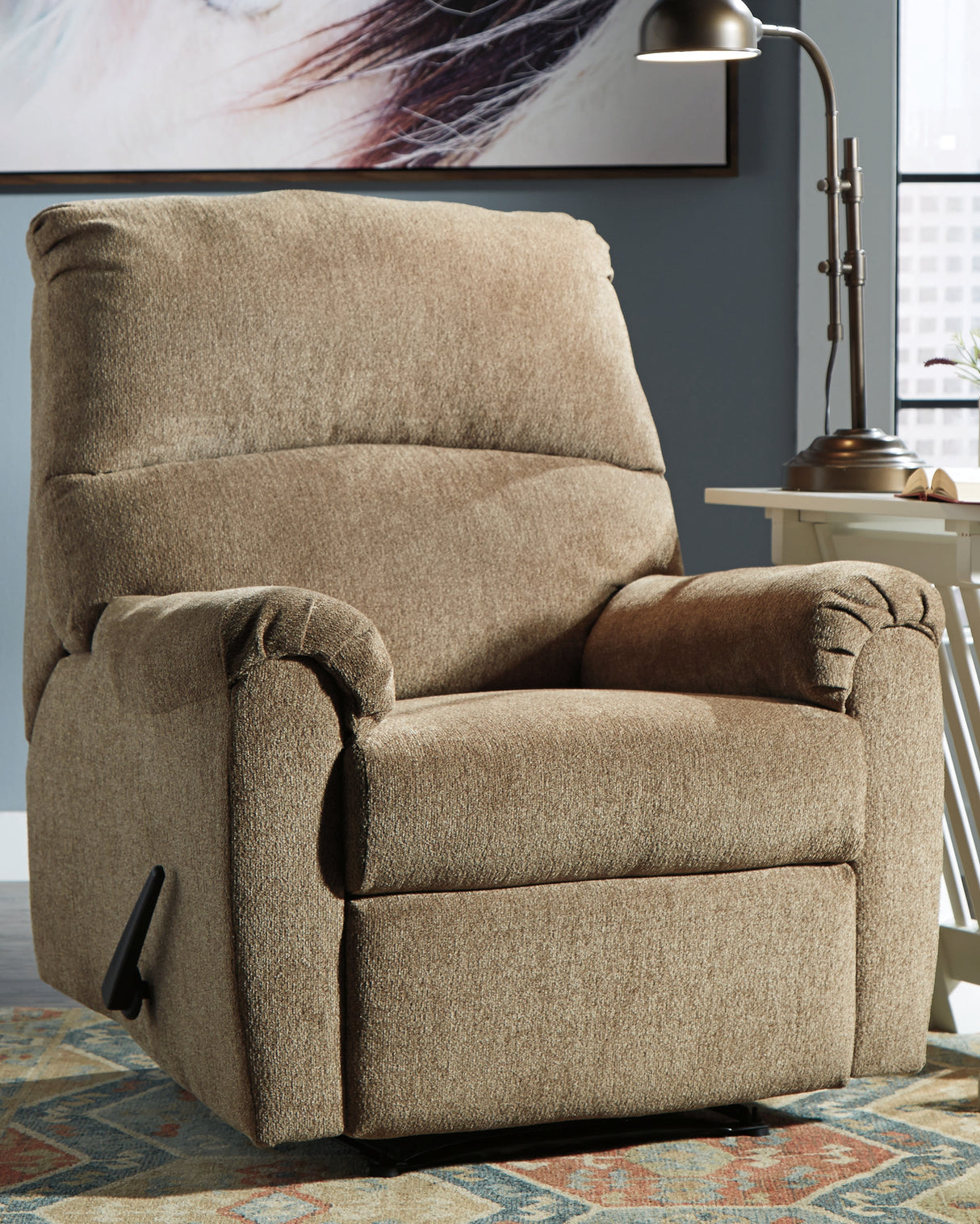 Furniture City - MS - Ashley Furniture - Nerviano Living Room - Zero Wall Recliner / Gray - 1080329