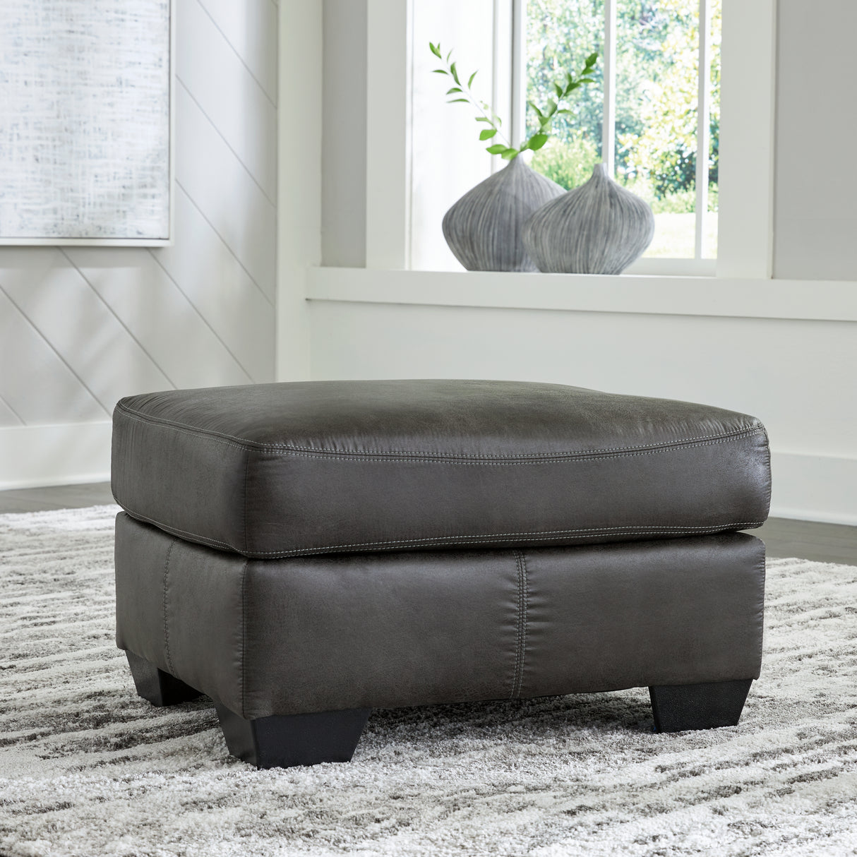 Furniture City - MS - Ashley Furniture - Bladen Living Room - Ottoman / Slate - 1202114