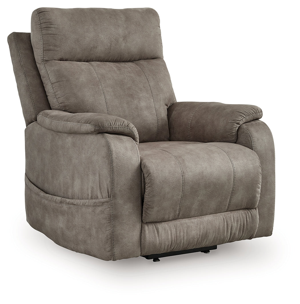 Furniture City - MS - Ashley Furniture - Crestmeade Living Room - Power Lift Recliner / Espresso - 1350412