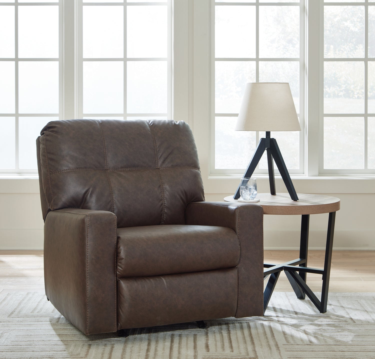 Furniture City - MS - Ashley Furniture - Barlin Mills Living Room - Rocker Recliner / Umber - 1700325