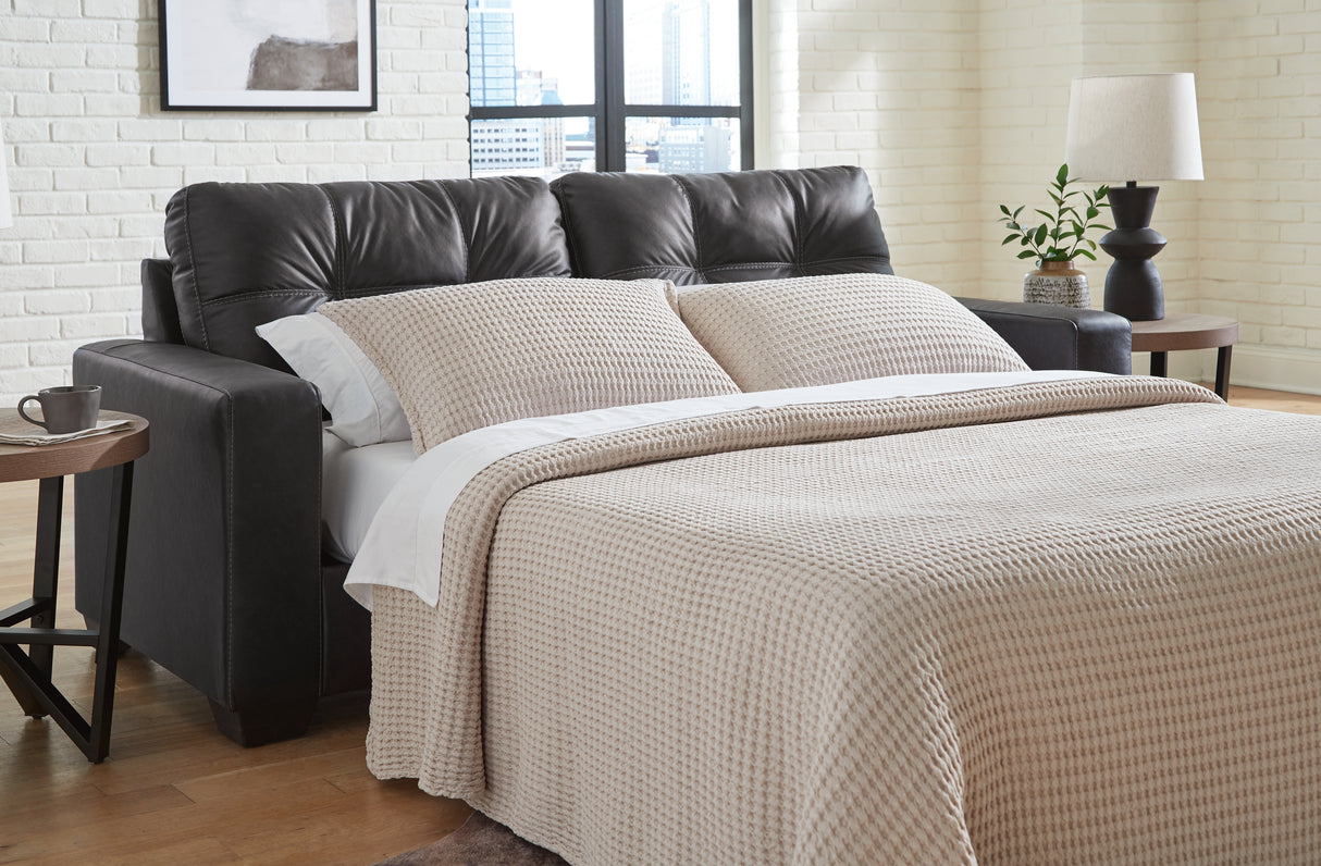 Furniture City - MS - Ashley Furniture - Barlin Mills Living Room - Queen Sofa Sleeper / Carbon - 1700439