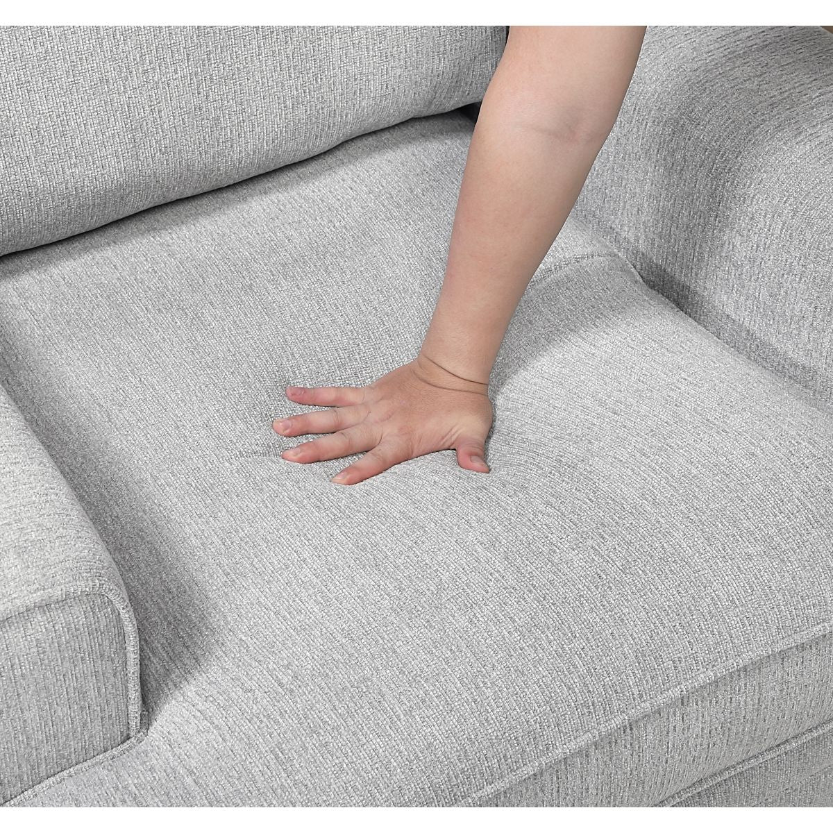 Sarah - Sofa - Pearl Silver