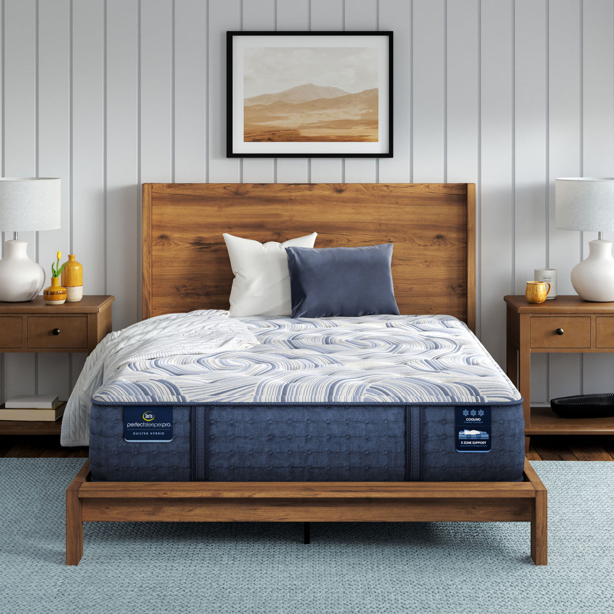 Perfect Sleeper Pro Hybrid - 13" Kensington Latex Medium Mattress