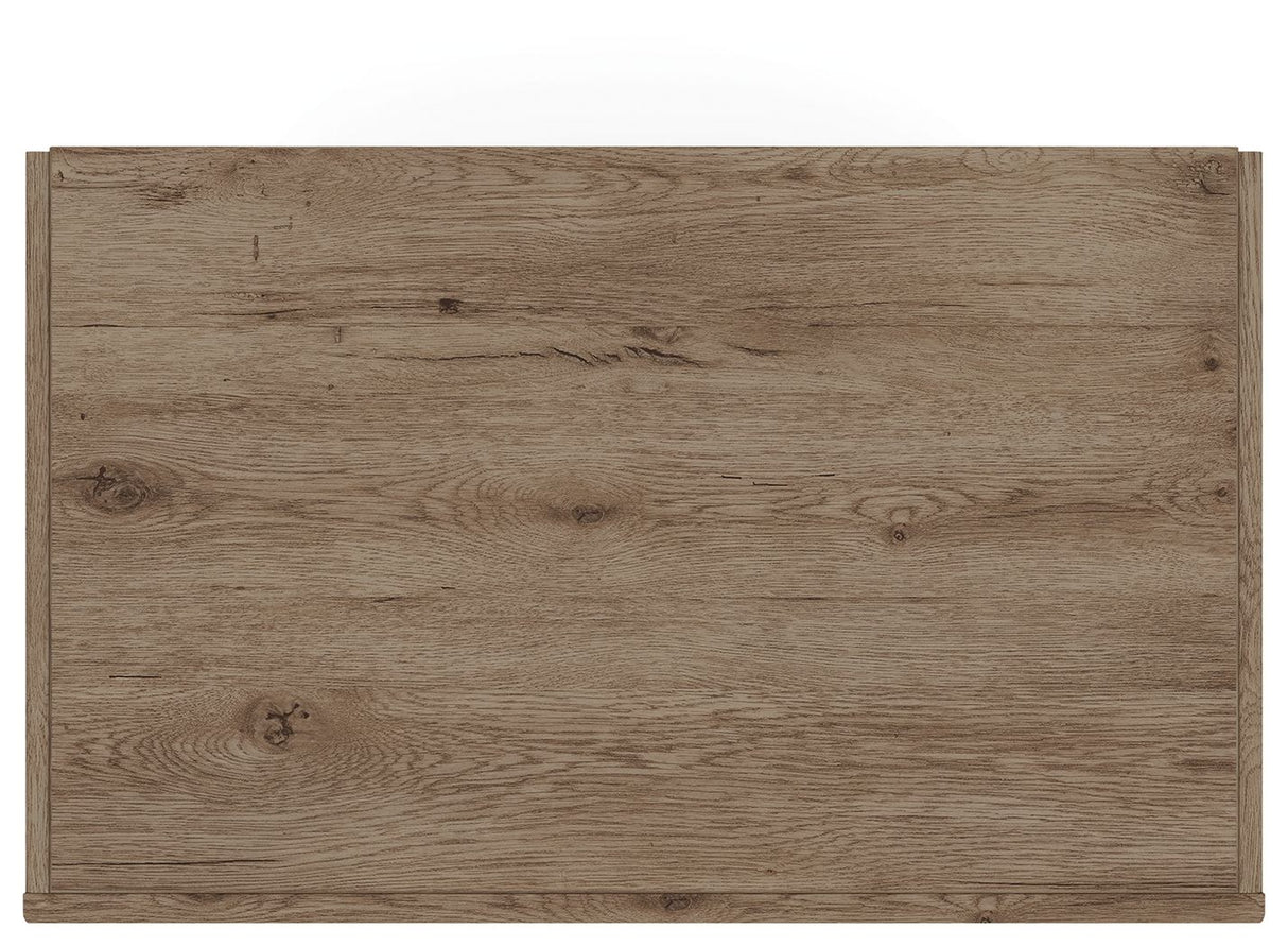 Oliandon - Two Drawer Night Stand - Light Brown