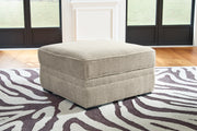 Furniture City - MS - Ashley Furniture - Calnita Living Room - Ottoman With Storage / Sisal - 2050211