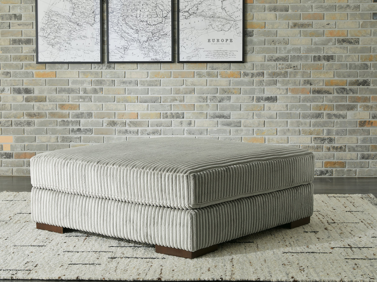 Furniture City - MS - Ashley Furniture - Lindyn Living Room - Oversized Accent Ottoman / Fog - 2110508