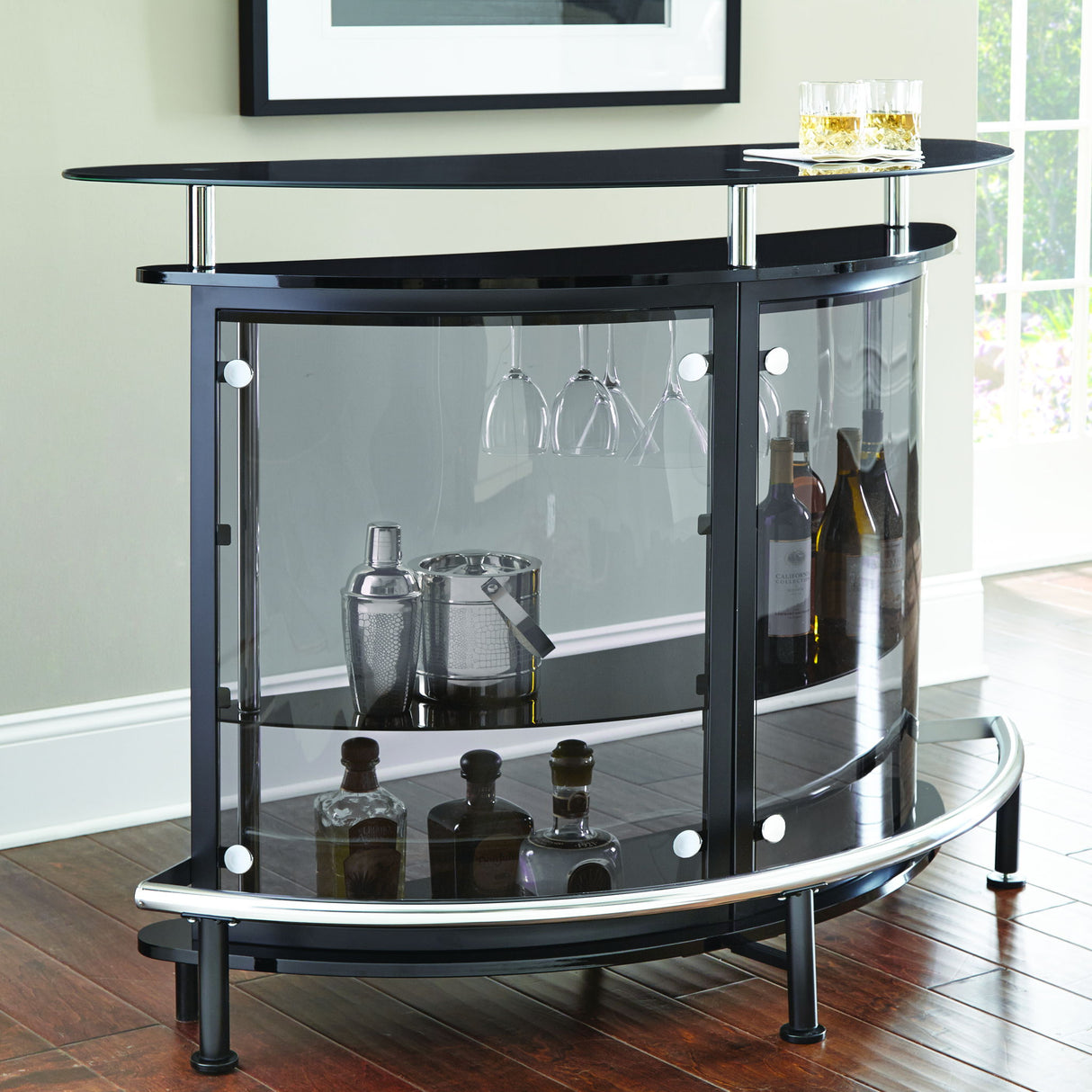 Ariana - Bar Table Or Server - Black