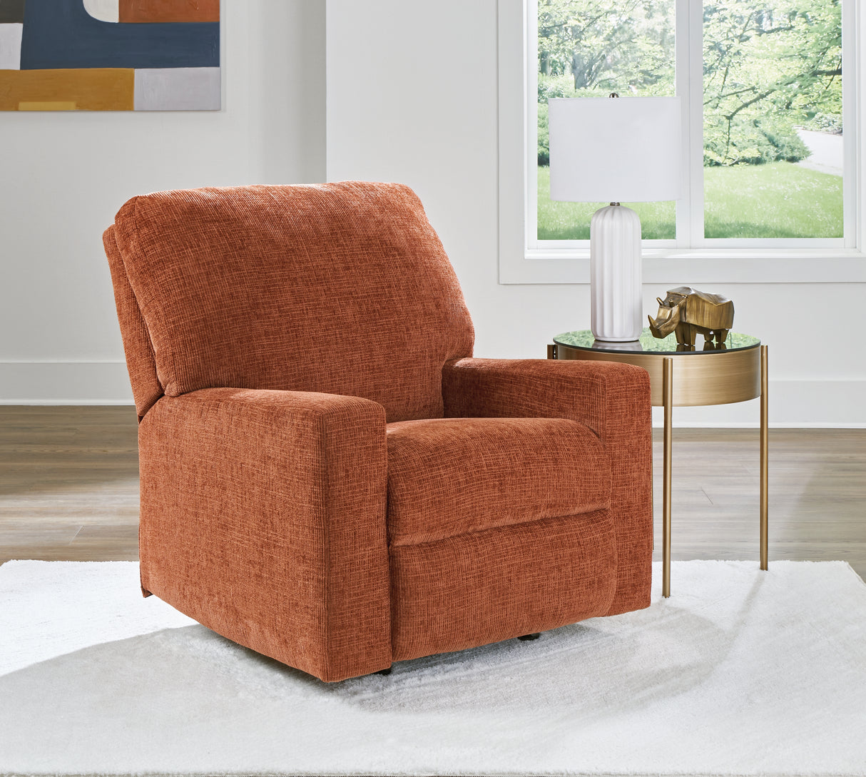 Furniture City - MS - Ashley Furniture - Aviemore Living Room - Rocker Recliner / Spice - 2430425