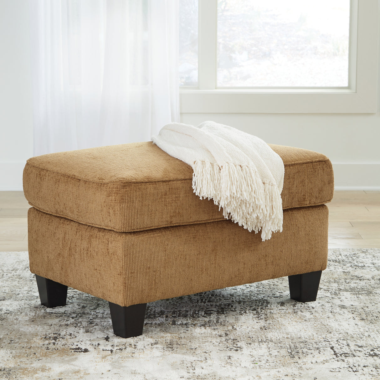 Furniture City - MS - Ashley Furniture - Erinslane Living Room - Ottoman / Honey - 2520714