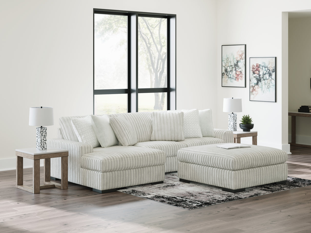 Furniture City - MS - Ashley Furniture - Stupendous Sectional - LAF 2-Piece Sectional with Chaise / Alloy - 25903S7