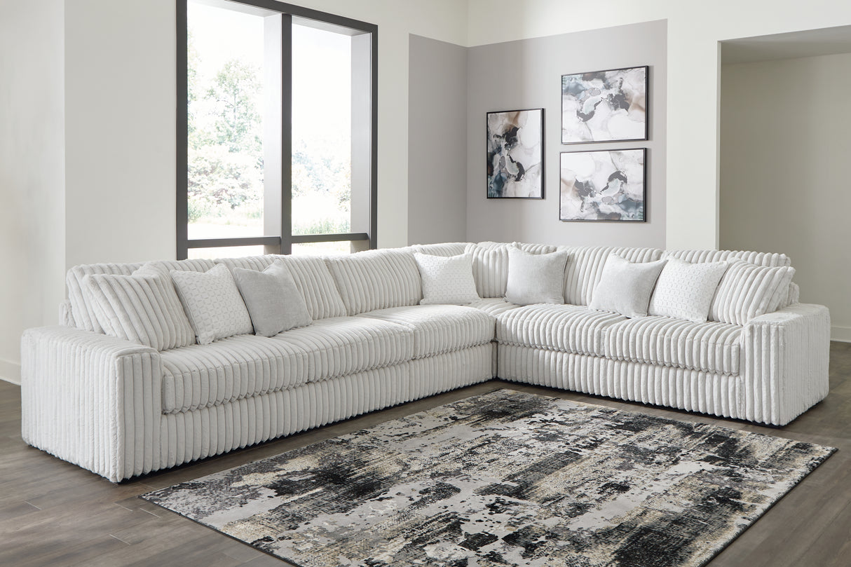 Furniture City - MS - Ashley Furniture - Stupendous Sectional - LAF 4-Piece Sectional / Alloy - 25903S2