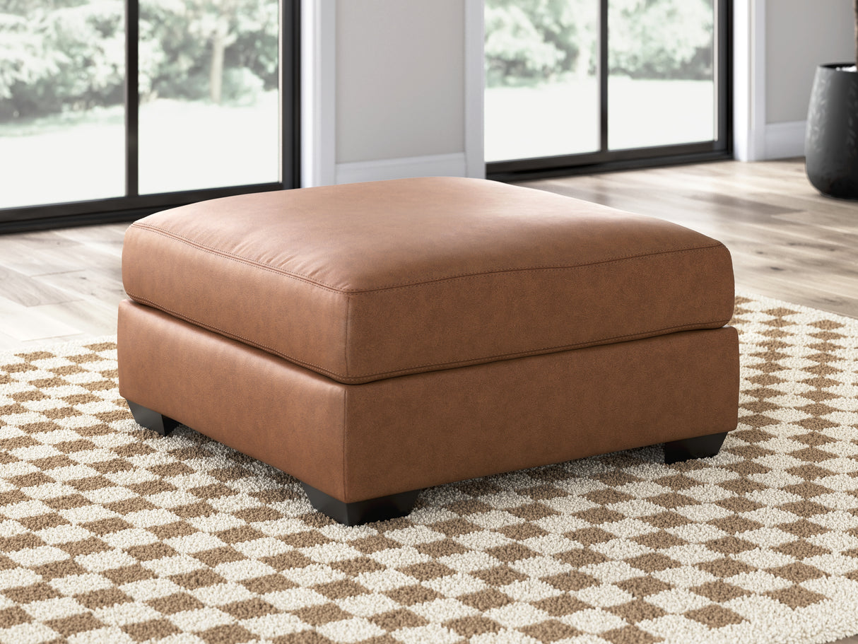 Furniture City - MS - Ashley Furniture - WillowBend Living Room - Oversized Accent Ottoman / Caramel - PC2770408