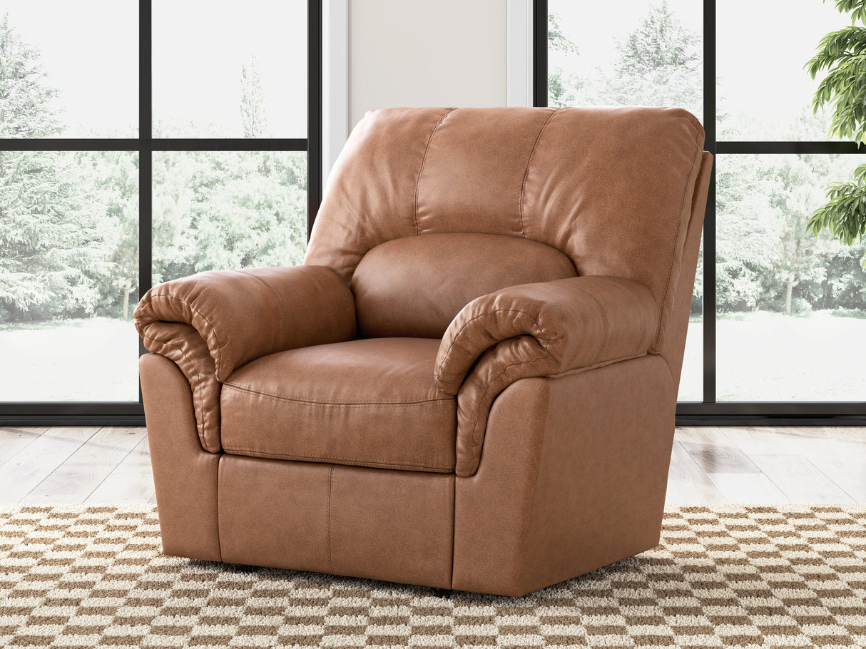 Furniture City - MS - Ashley Furniture - WillowBend Living Room - Rocker Recliner / Caramel - PC2770425
