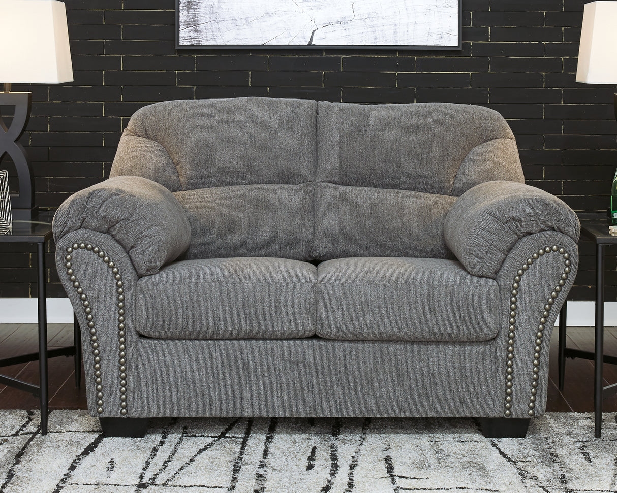 Furniture City - MS - Ashley Furniture - Allmaxx Living Room - Loveseat / Pewter - 2810535