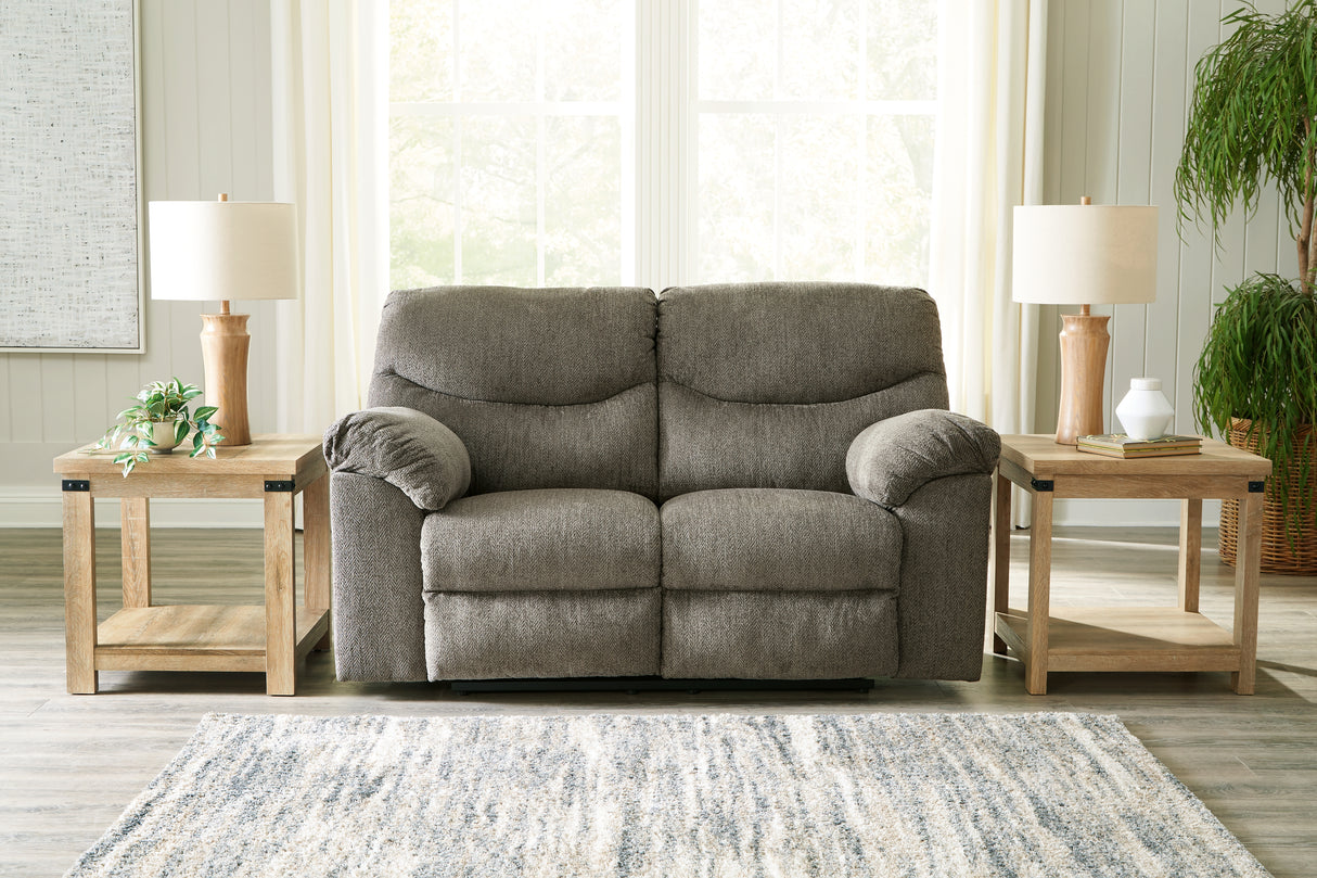 Furniture City - MS - Ashley Furniture - Alphons Living Room - Reclining Loveseat / Putty - 2820186