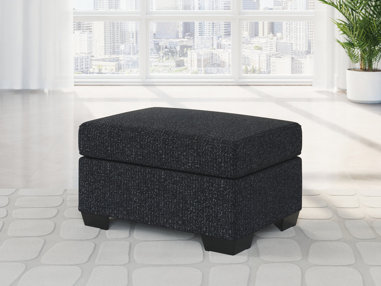 Furniture City - MS - Ashley Furniture - Jasmine Peaks Living Room - Ottoman / Coal - 2890414