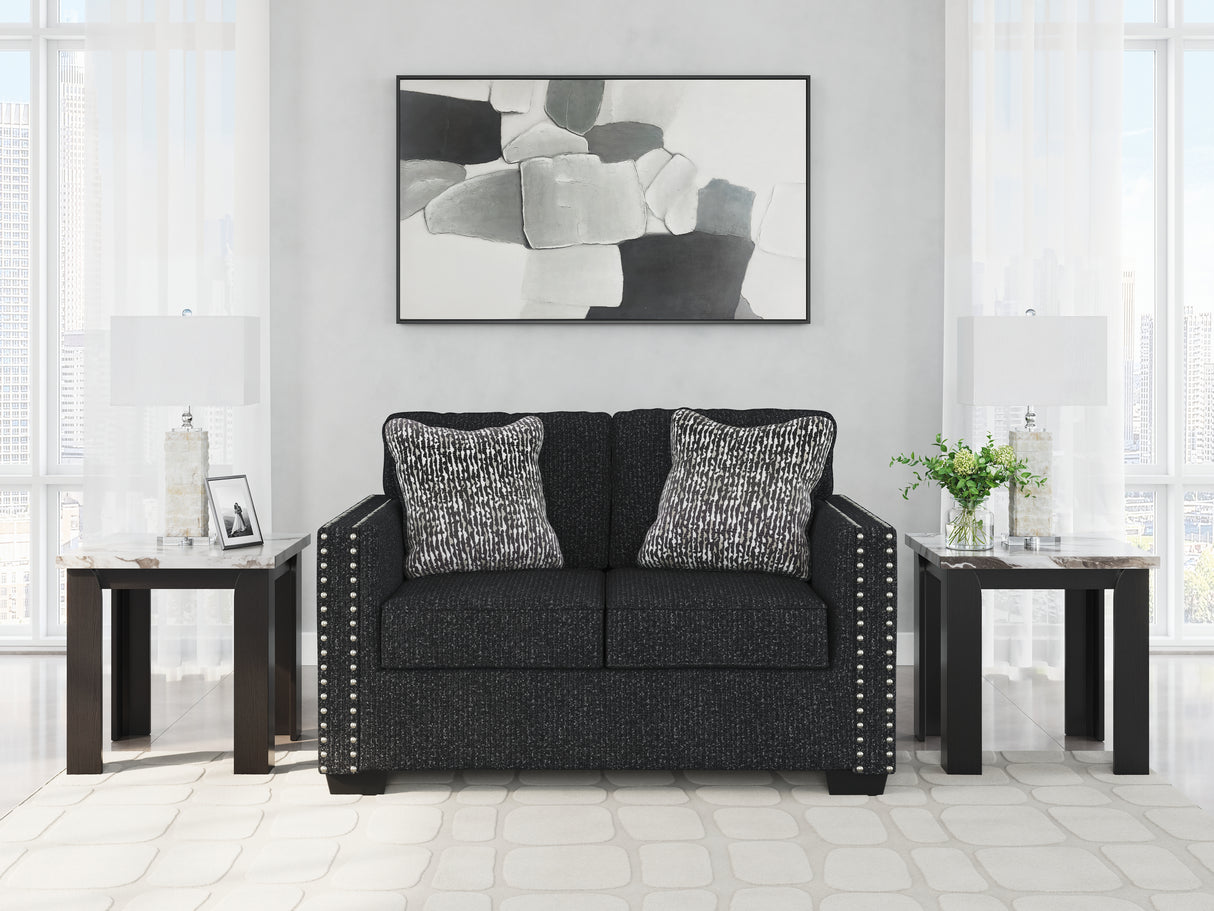 Furniture City - MS - Ashley Furniture - Jasmine Peaks Living Room - Loveseat / Coal - 2890435