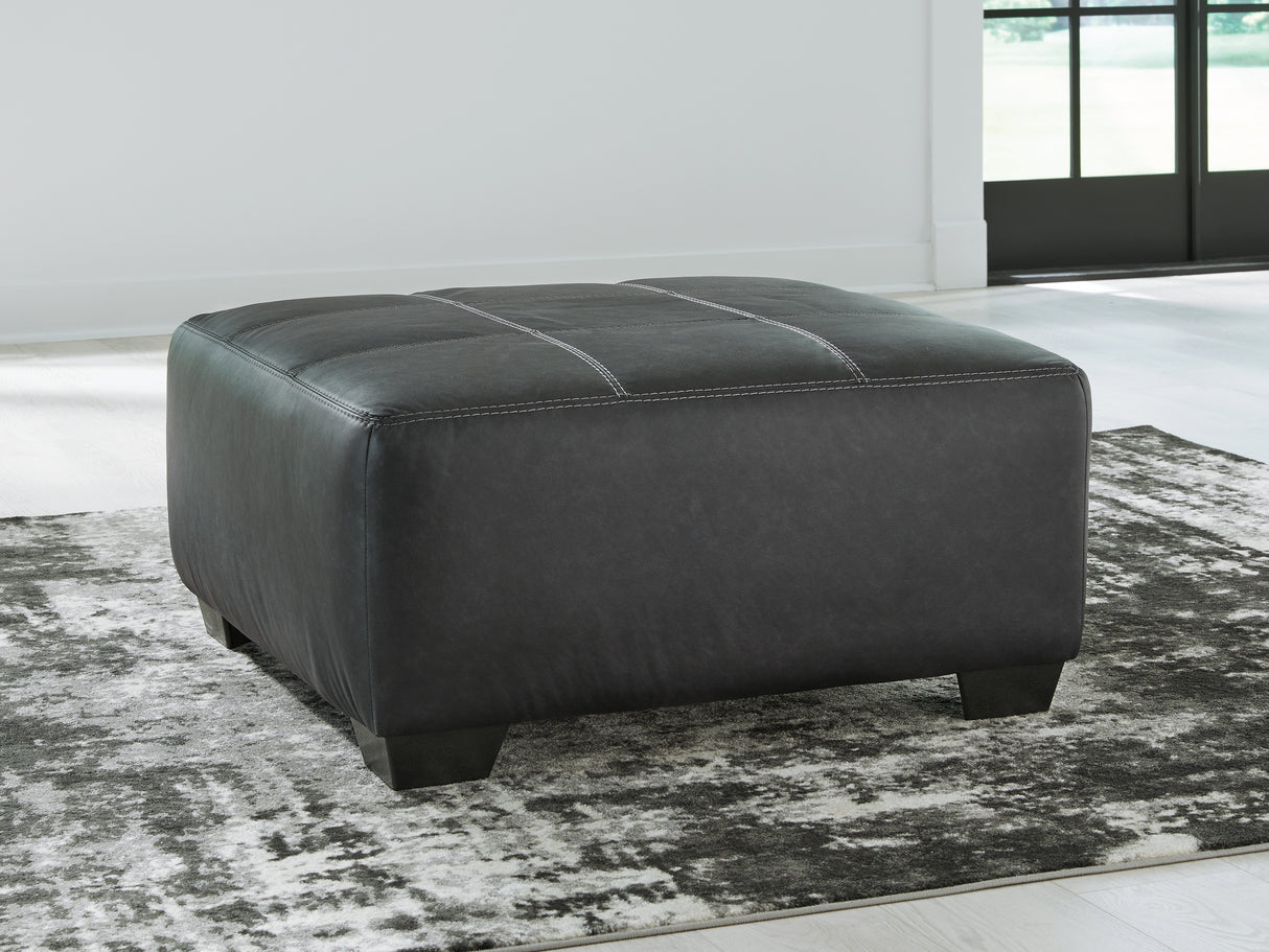 Furniture City - MS - Ashley Furniture - Brixley Pier Living Room - Oversized Accent Ottoman / Graphite - 2990608
