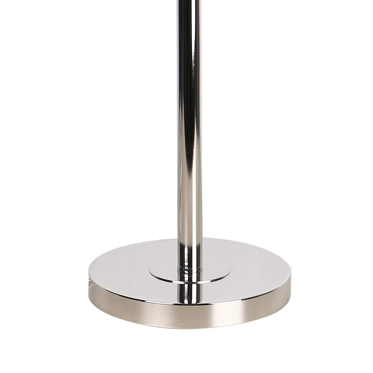 "Crystal Elegance II" Metal Table Lamp (Set of 2) - Polished Nickel / Clear Crystal