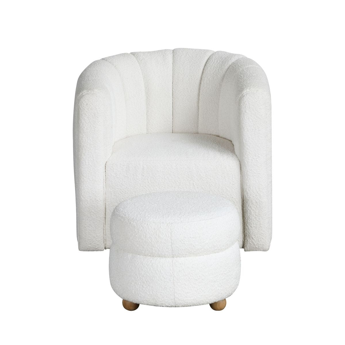 Delaney - Swivel Chair With Ottoman