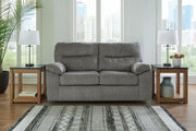 Furniture City - MS - Ashley Furniture - Bindura Living Room - Glider Loveseat / Mineral - 3030578
