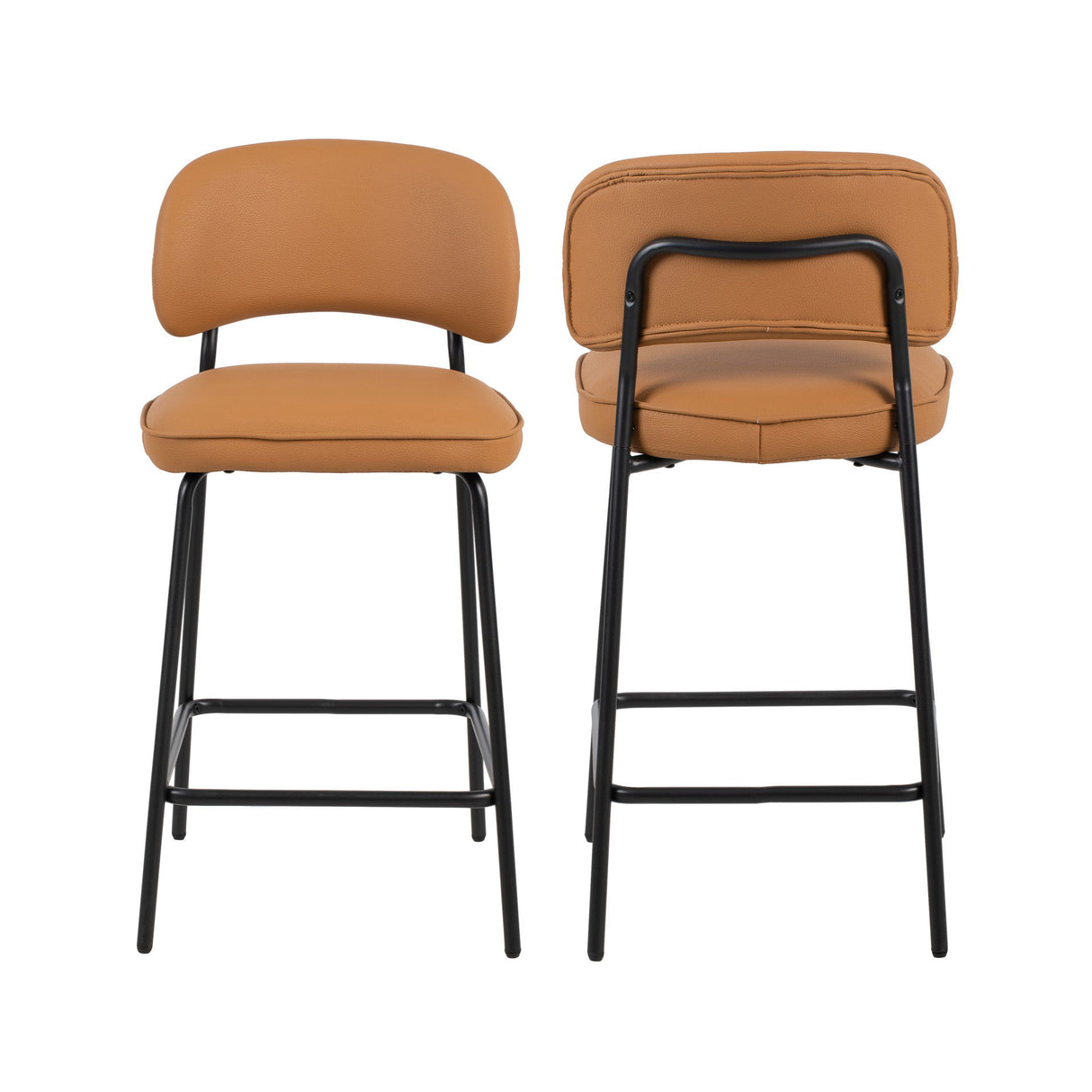 Blythe - Vegan Leather Bar Chair (Set of 2)