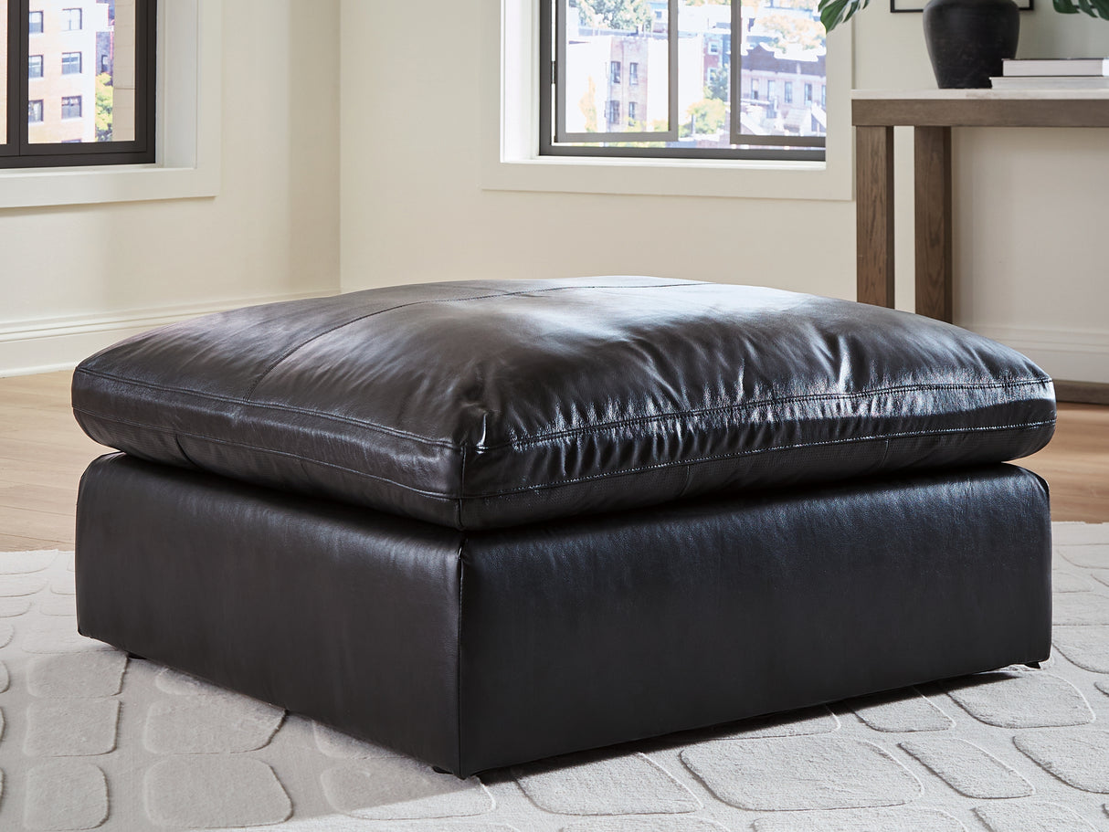 Furniture City - MS - Ashley Furniture - Emilia Sectional - Oversized Accent Ottoman / Black - 3090208