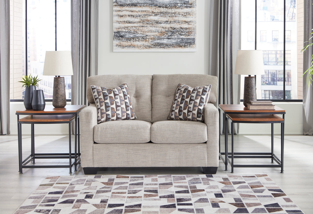 Furniture City - MS - Ashley Furniture - Mahoney Living Room - Loveseat / Pebble - 3100435