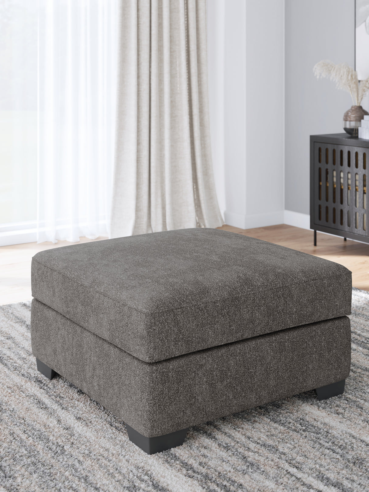 Furniture City - MS - Ashley Furniture - Olten Living Room - Oversized Accent Ottoman / Graphite - 3130508