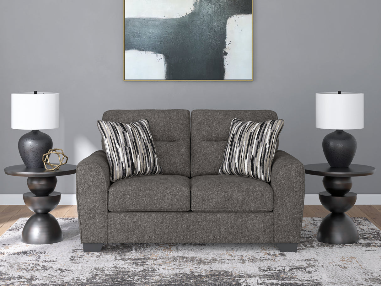 Furniture City - MS - Ashley Furniture - Olten Living Room - Loveseat / Graphite - 3130535