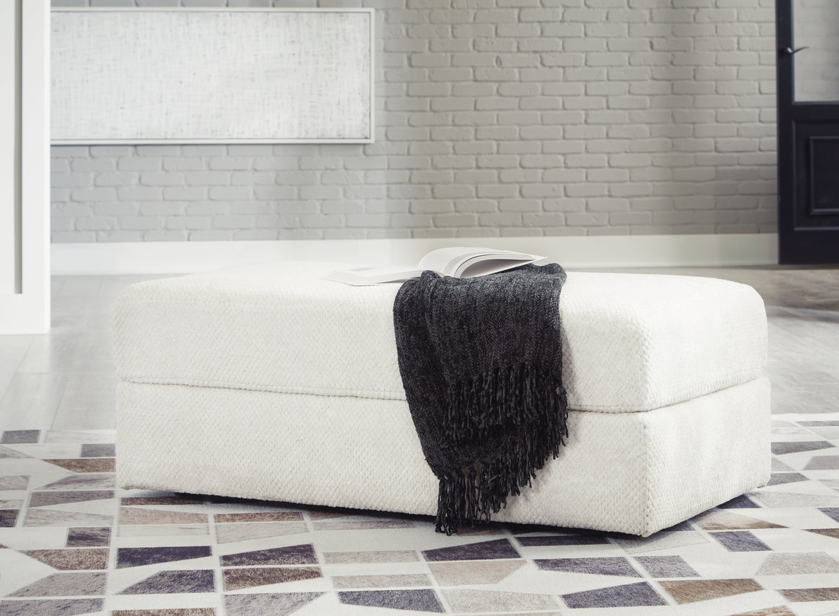 Furniture City - MS - Ashley Furniture - Karinne Living Room - Oversized Accent Ottoman / Linen - 3140308