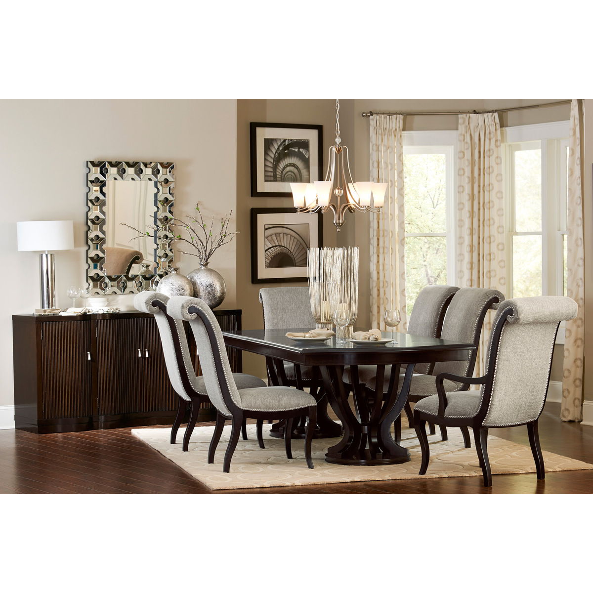 Savion - Side Chair - Gray