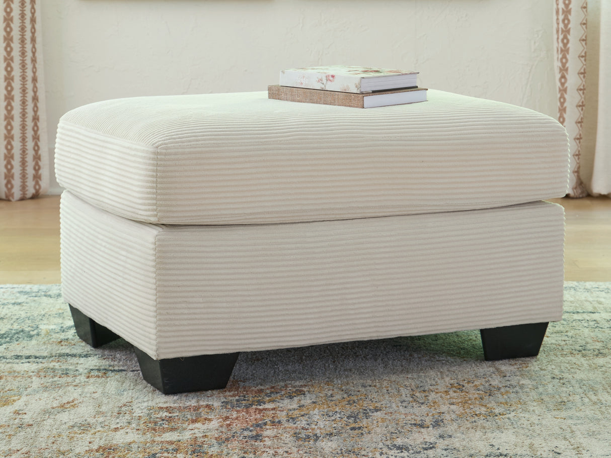 Furniture City - MS - Ashley Furniture - Greenbriar Living Room - Ottoman / Ivory - PC3200614