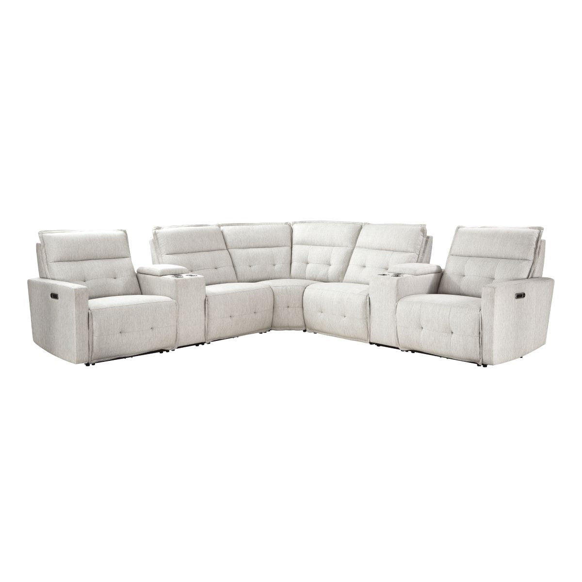 Salida - Modular Power Reclining Sectional With Power Headrests