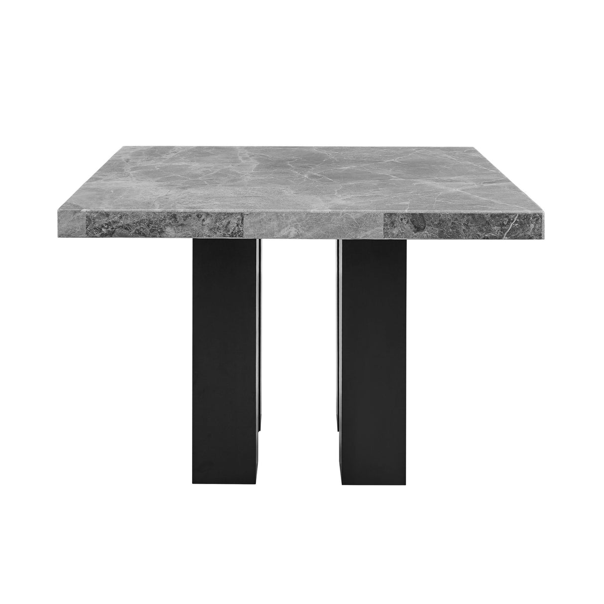 Camila - Square Counter Dining Set - Gray Top