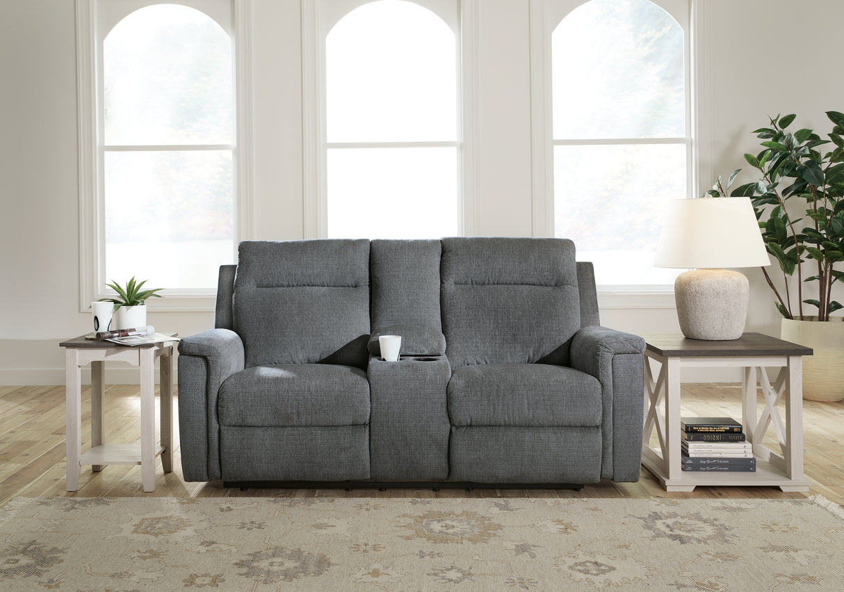 Furniture City - MS - Ashley Furniture - Barnsana Living Room - Power Rocker Recliner / Gravel - 3320298